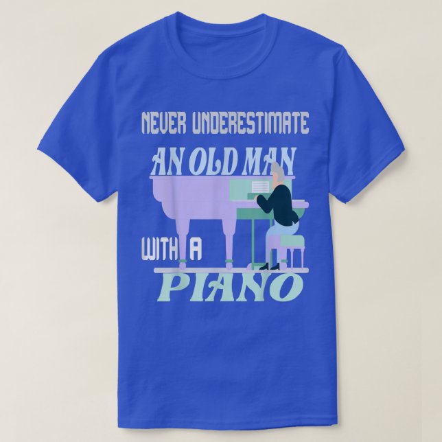 Piano pianist-musik t shirt (Design framsida)