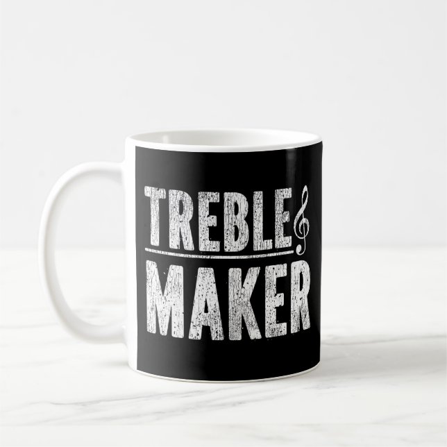 Piano Pianist Treble Maker Kaffemugg (Vänster)