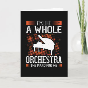 Piano - Piano är som en hel orkester Kort