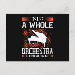 Piano - Piano är som en hel orkester Vykort