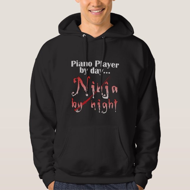 Piano Player Ninja Munkjacka (Framsida)