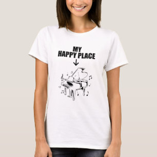 Piano Player Pianist Gift med musikinstrument T Shirt