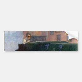 Piano Player (Pianist) (kvinnlig musiker) Bildekal