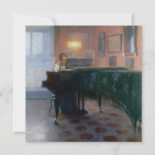 Piano Player (Pianist) (kvinnlig musiker) Kort