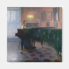 Piano Player (Pianist) (kvinnlig musiker) Magnet