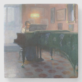 Piano Player (Pianist) (kvinnlig musiker) Stenunderlägg