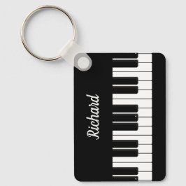 Piano Player Teacher Personalised Keyboard Nyckelring