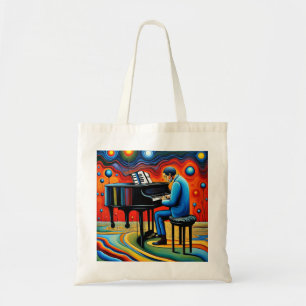 Piano Player Tygkasse