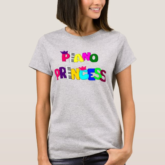 Piano Princess T-shirt (Framsida)