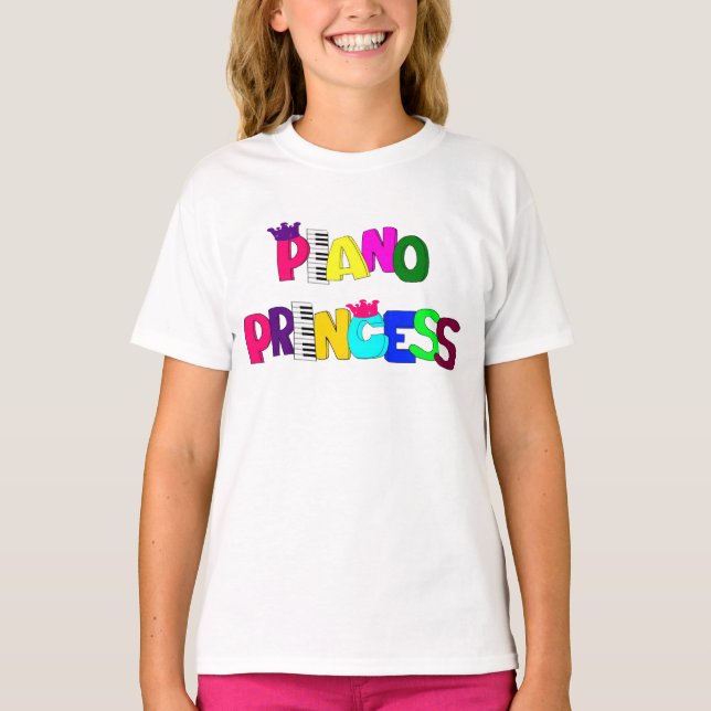 Piano Princess Tee (Framsida)