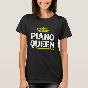 Piano Queen Women Girls Player Coola Cute Gif T Shirt
