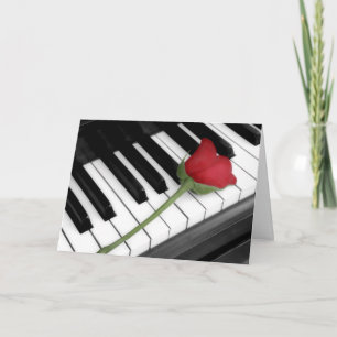 Piano & ro tonade helgkort