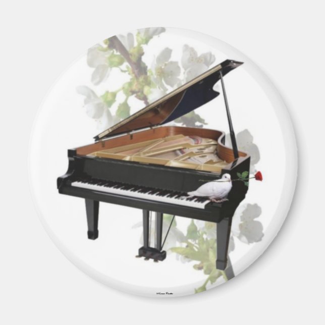 Piano-Romantic Music- Magnet (Framsidan)