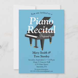 Piano Skäl Inbjudan Musikkonsert