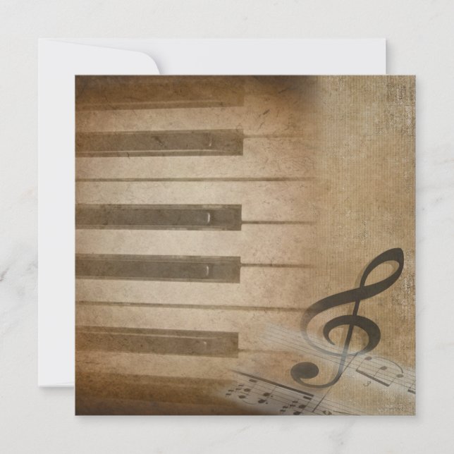 Piano-skälet Inbjudningar (Framsida)