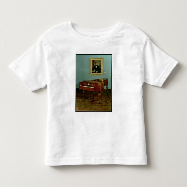 Piano som hör hemma till Franz Peter Schubert T Shirt (Framsida)