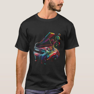 Piano-spelare - vackra färgämnen t shirt