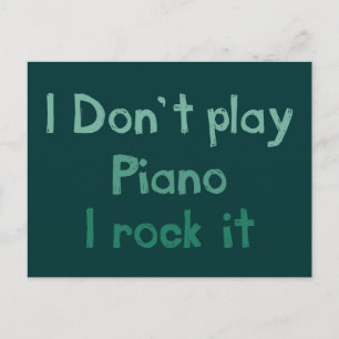 Piano Sten IT-vykort Vykort