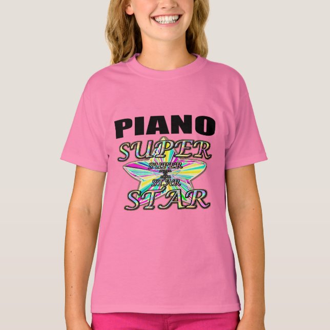 Piano Superstar T-shirt (Framsida)