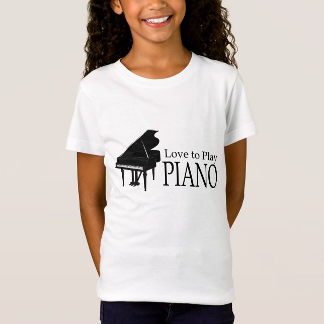 Piano T-shirt (Framsida)