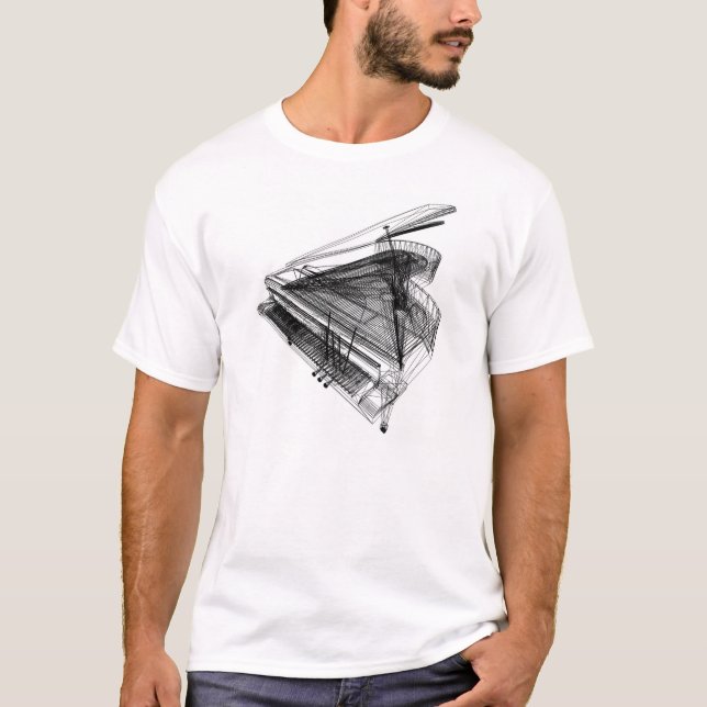 Piano T Shirt (Framsida)