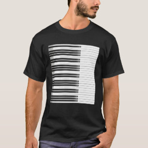 Piano T Tangentbord Music Piano Nycklar-gåvor till Shirt