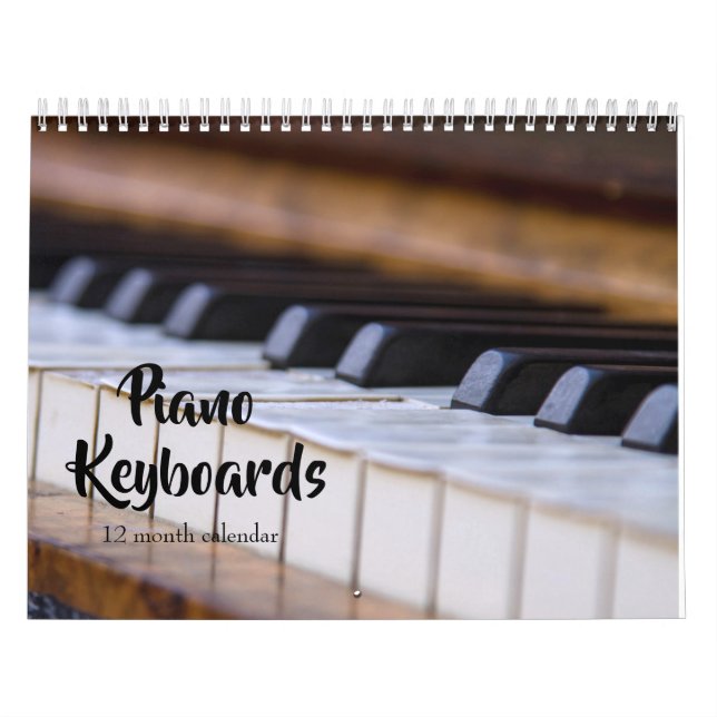 Piano Tangentbord 2026 Kalender (Omslag)