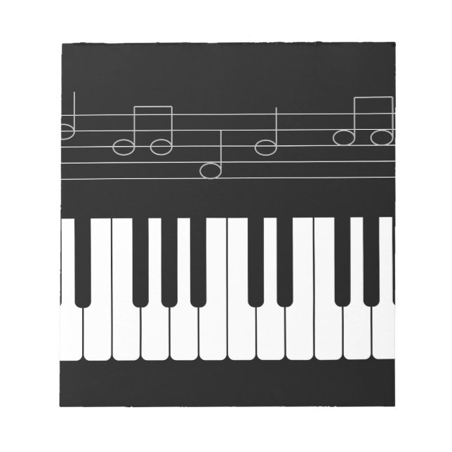 Piano tangentbord anteckningsblock (Framsida)