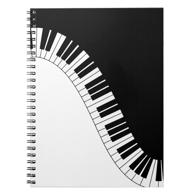 Piano Tangentbord Anteckningsbok (Framsidan)