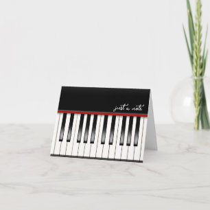Piano Tangentbord Anteckningskort