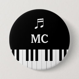 Piano Tangentbord Bröllop Pin MC Knapp