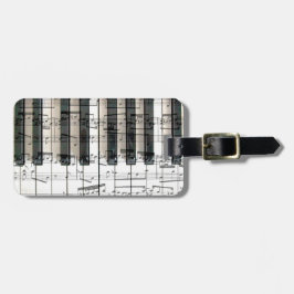 piano tangentbord-design bagagebricka