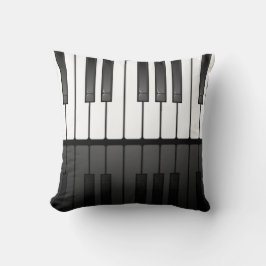 Piano Tangentbord Design Dekorativ kudde