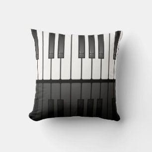 Piano Tangentbord Design Dekorativ kudde