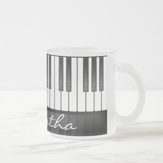 Piano Tangentbord Design Mugg (Höger)