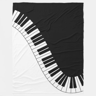 Piano Tangentbord Fleecefilt