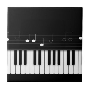 Piano tangentbord kakelplatta