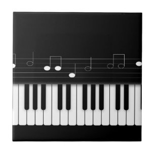 Piano tangentbord kakelplatta