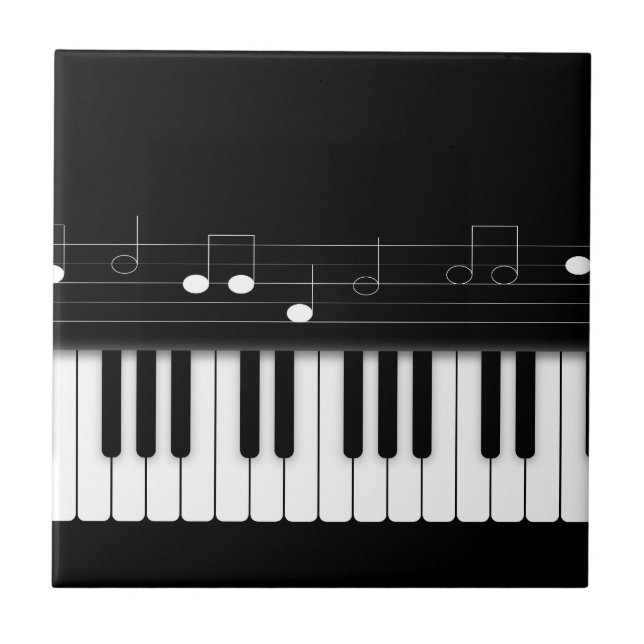 Piano tangentbord kakelplatta (Framsidan)