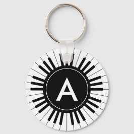 Piano tangentbord Keychain Nyckelring