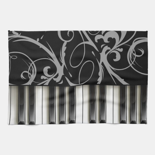 Piano Tangentbord Kökshandduk (Horisontell)
