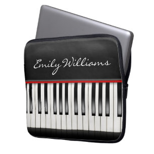 Piano Tangentbord Laptop Fodral