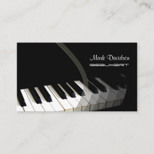 Piano Tangentbord/Lärare/affärskort för tonåring Visitkort