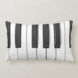 Piano Tangentbord Lumbar Dekorativ kudde