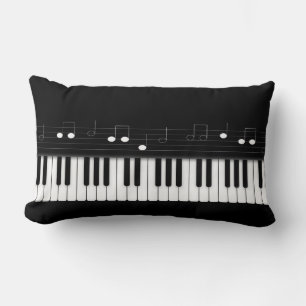 Piano tangentbord lumbarkudde