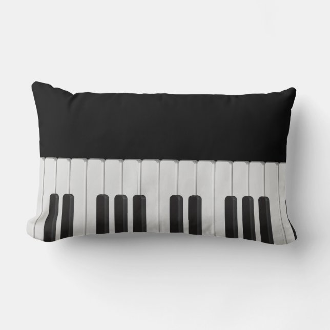 Piano tangentbord lumbarkudde (Framsida)