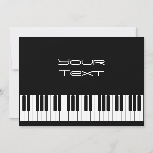 Piano Tangentbord-meddelande Meddelande (Framsida)