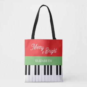 Piano Tangentbord Merry & Bright Pianist-julen Tygkasse