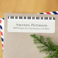 Piano Tangentbord Motif Pianist Returadress