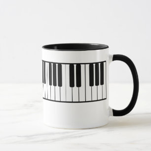 Piano Tangentbord Mugg
